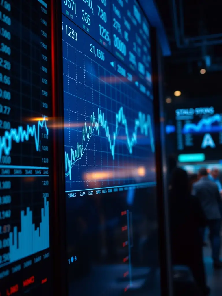 A dynamic image showcasing various global market symbols and data streams, representing the diverse markets covered by The McLean Method's trading education.